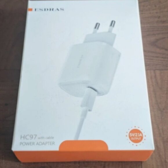 Brand New European HC97 Cell Mobile Phone Fast Charger 5v 2.1a iphone Cable - Picture 1 of 2